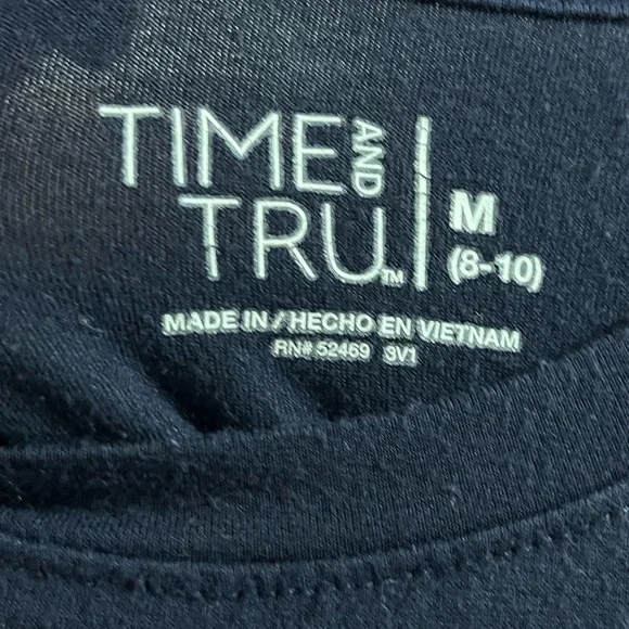 Time and Tru Dark Blue Sleeveless Midi Dress - Picture 3 of 4